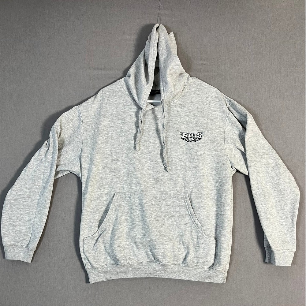Philadelphia Eagles Sports Illustrated Dunbrooke Hoodie L Gray NFL Football EUC